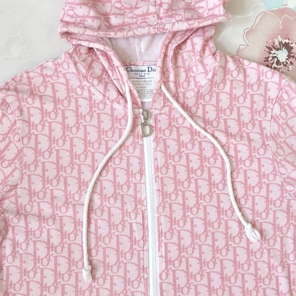 Vintage Christian dior monogram hoodie - Picture 5 of 14